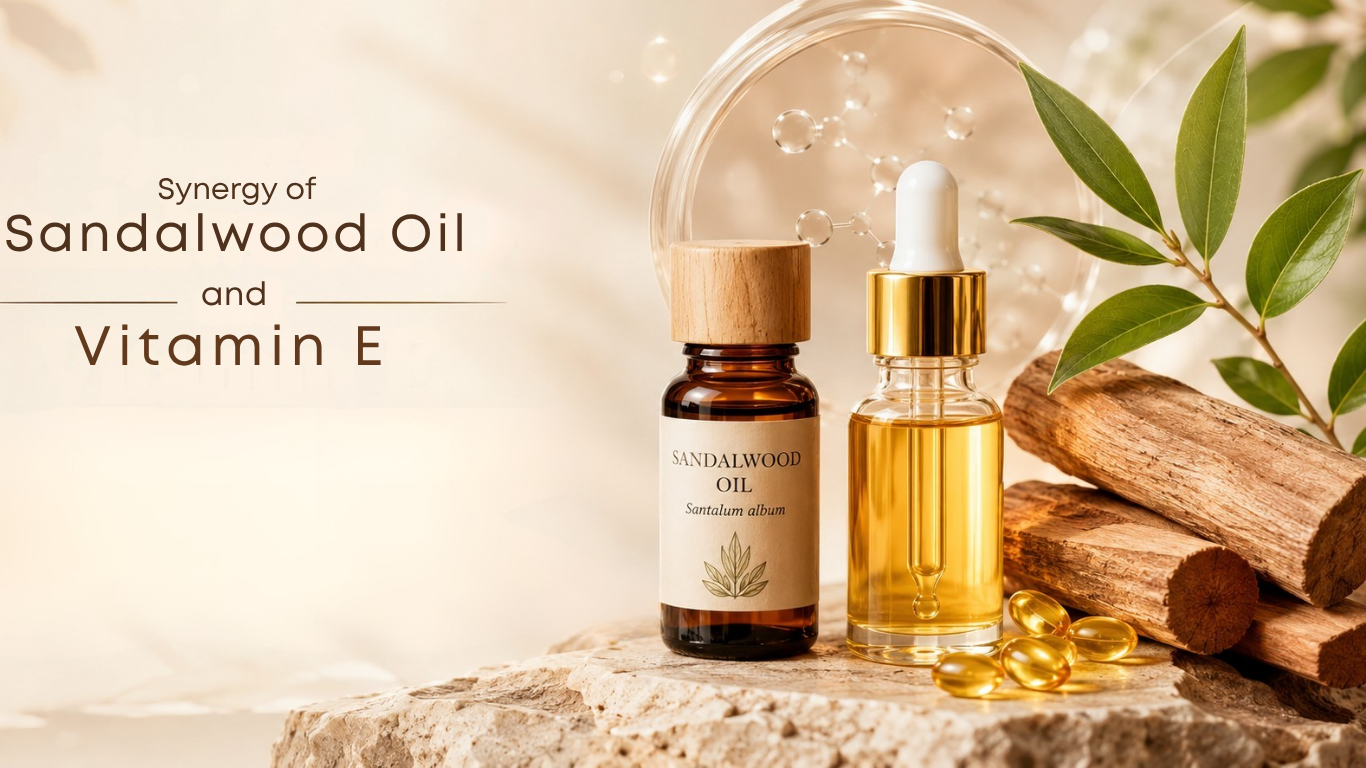 Sandalwood Oil and Vitamin E